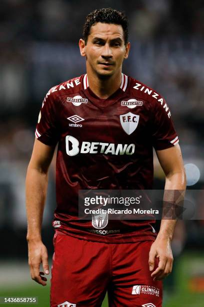 Paulo Henrique Ganso of Fluminense looks on during the match between Corinthians and Fluminense as part of Brasileirao Series A 2022 at Neo Quimica...