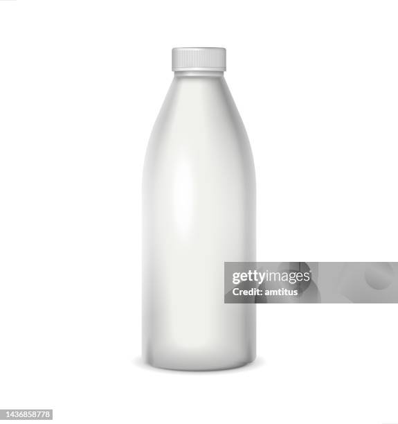 bottle mockup - packaging mockup stock illustrations