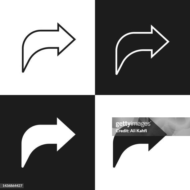forward arrow button icon - turning page stock illustrations