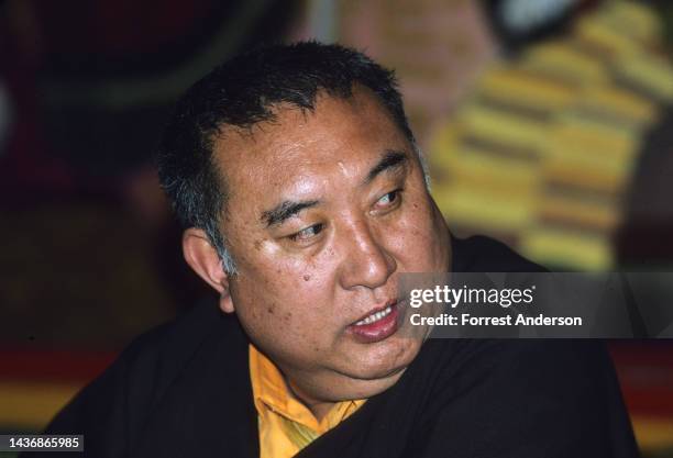 Portrait of the Panchen Lama, Beijing, China. April 1987.