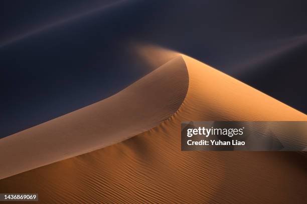 sand wave - sand dune stock pictures, royalty-free photos & images