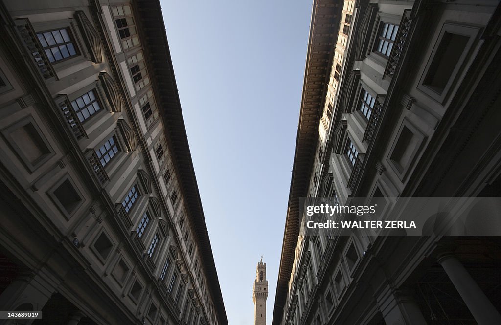 Low angle view of apartment buildings