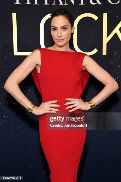 Gal Gadot attends as Tiffany & Co. Celebrates the launch of the Lock Collection at Sunset Tower Hotel on October 26, 2022 in Los Angeles, California.