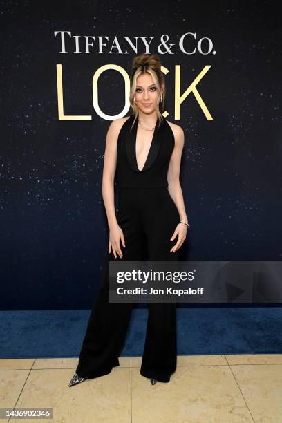 Eileen Gu attends as Tiffany & Co. Celebrates the launch of the Lock Collection at Sunset Tower Hotel on October 26, 2022 in Los Angeles, California.