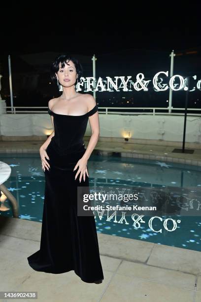 Alexa Demie attends as Tiffany & Co. Celebrates the launch of the Lock Collection at Sunset Tower Hotel on October 26, 2022 in Los Angeles,...