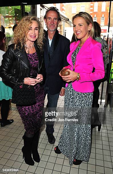 Angie Rutherford, Mike Rutherford and Hanneli Rupert attends pop up shop of African concept store Merchants on Long at The Shop at The Shop at...