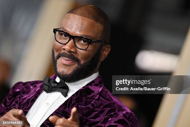 Tyler Perry attends Marvel Studios' "Black Panther 2: Wakanda Forever" Premiere at Dolby Theatre on October 26, 2022 in Hollywood, California.
