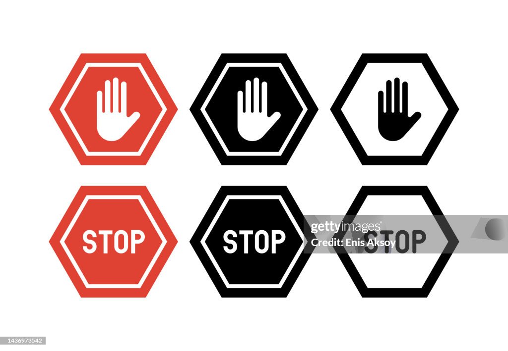 Stop Operating Signs Stop Signs High-Res Vector Graphic - Getty Images
