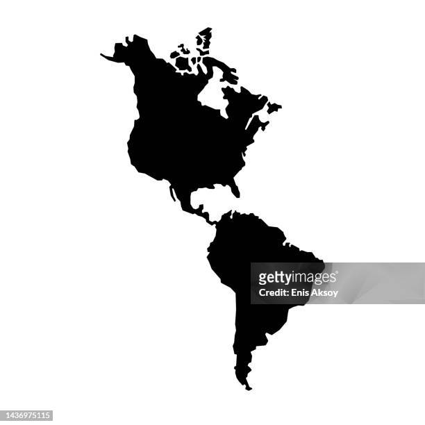 südamerika kontinent - nord stock-grafiken, -clipart, -cartoons und -symbole