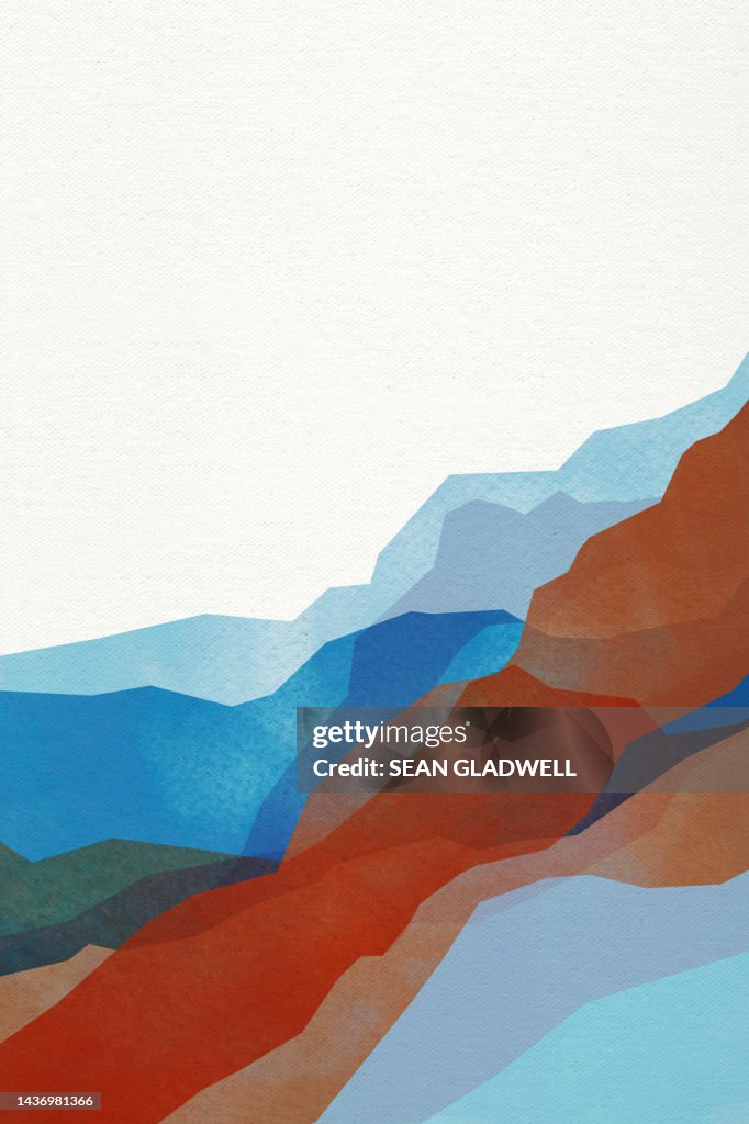 Abstract Layers On Canvas High-Res Stock Photo - Getty Images