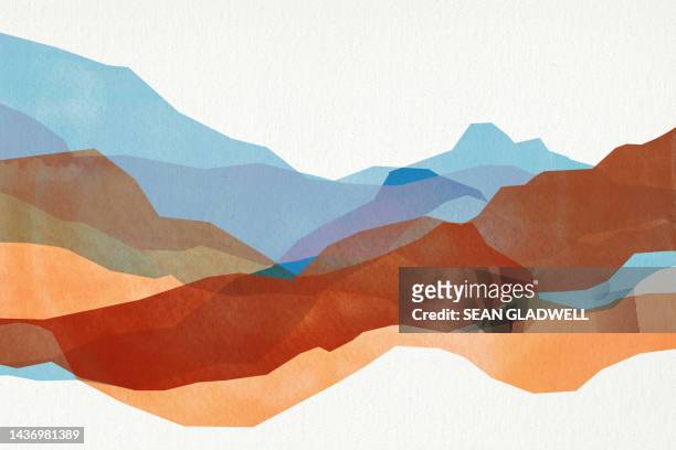 landform abstract - arid climate stock illustrations stock pictures, royalty-free photos & images