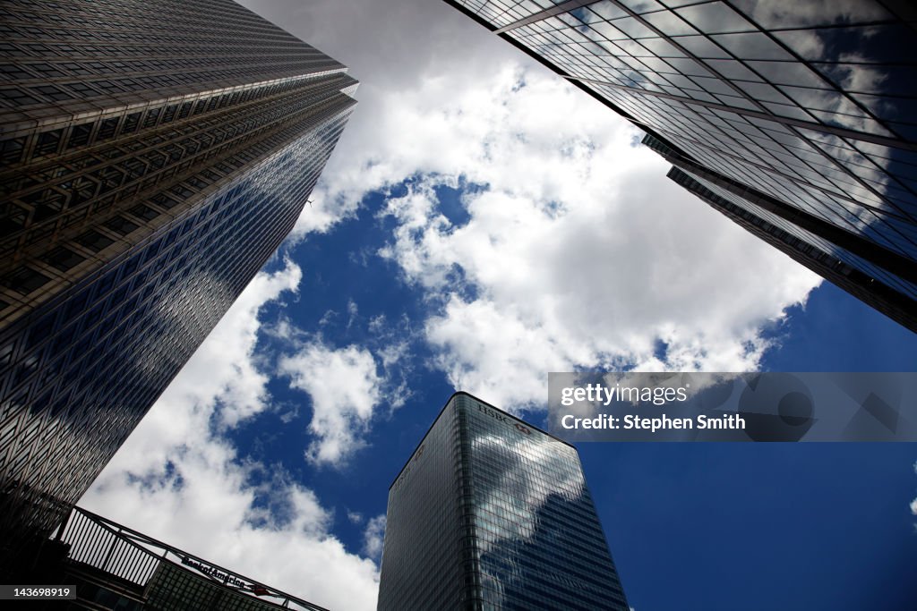 Office buildings, Canary Wharf, London