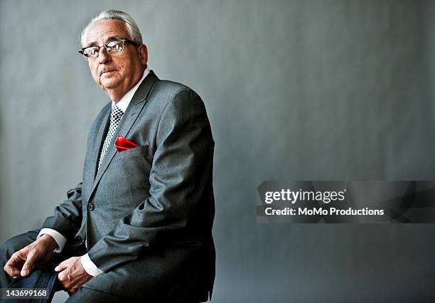 studio portrait of businessman