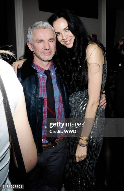 Director Baz Luhrmann and designer L\'Wren Scott attend a dinner celebrating Scott\'s spring 2010 collection at Norwood.