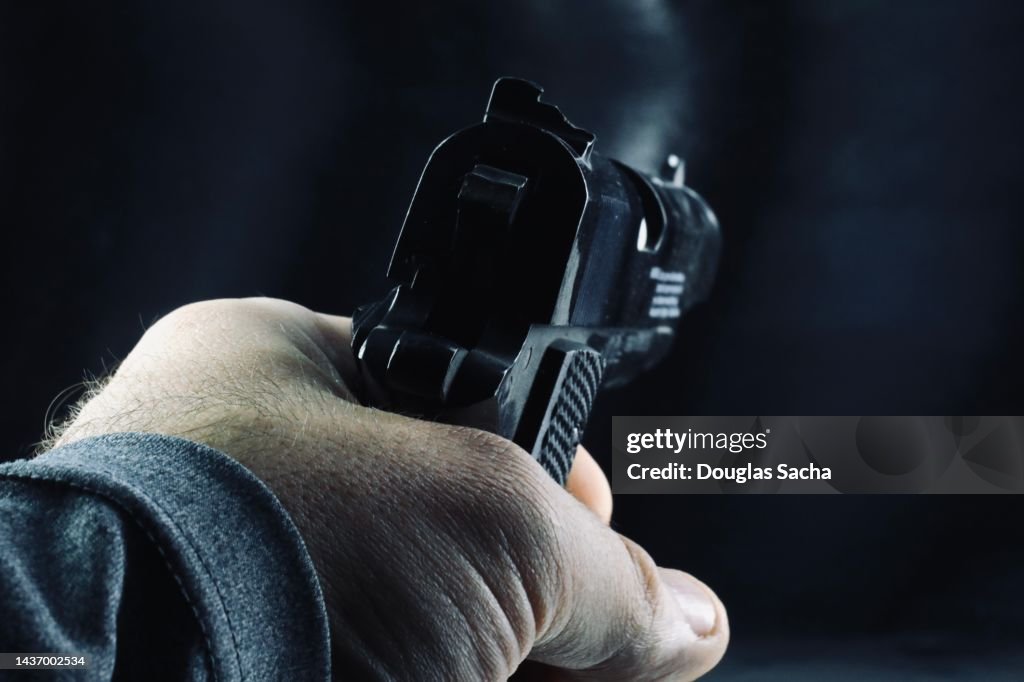 Pointing a loaded gun