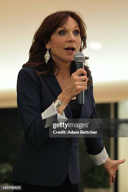Actress/author Marilu Henner signs copies of her new book, "Total Memory Makeover: Uncover Your Past, Take Charge of Your Future" on May 2, 2012 at...