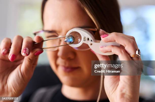 236 Jewelers Magnifying Glass Stock Photos, High-Res Pictures, and