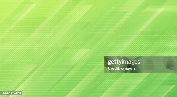 stockillustraties, clipart, cartoons en iconen met green half tone textured lines background - green background