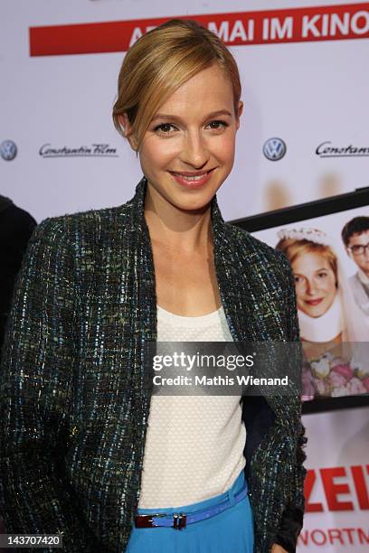 Lisa Bitter attends the 'Das Hochzeitsvideo' World Premiere at Cinedome Cologne on May 2, 2012 in Cologne, Germany.