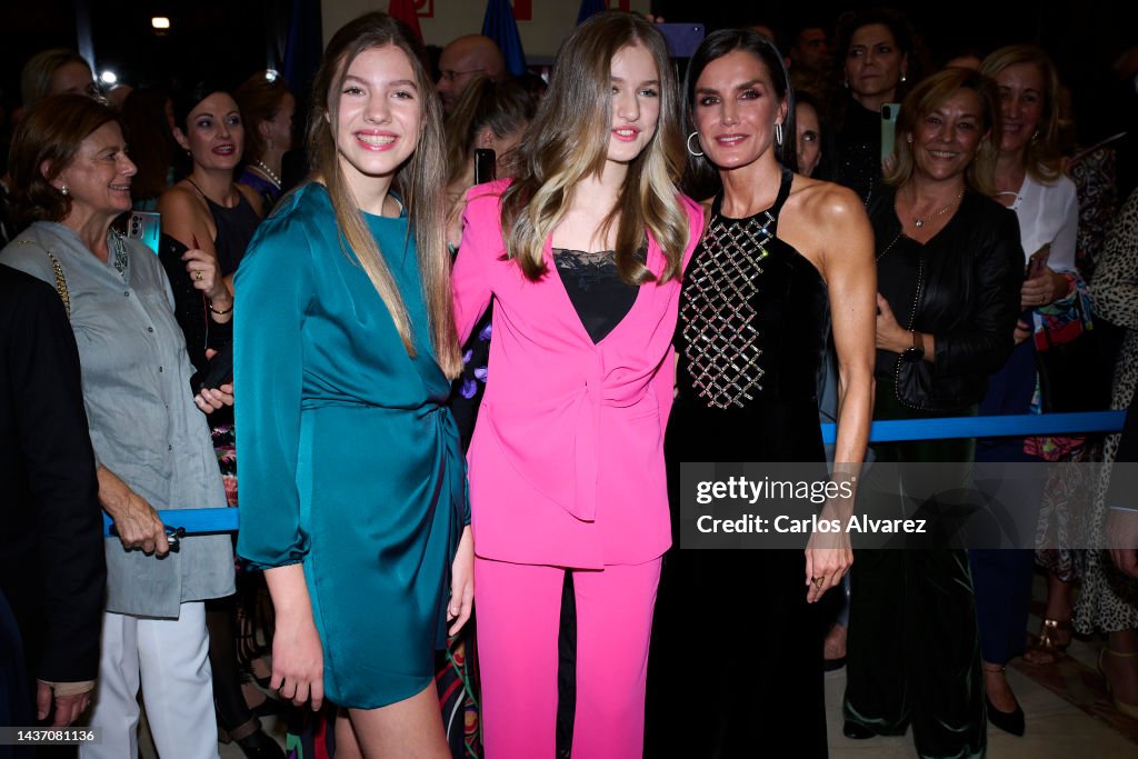 Spanish Royals Attend A Concert Ahead Of "Princesa De Asturias" Awards 2022