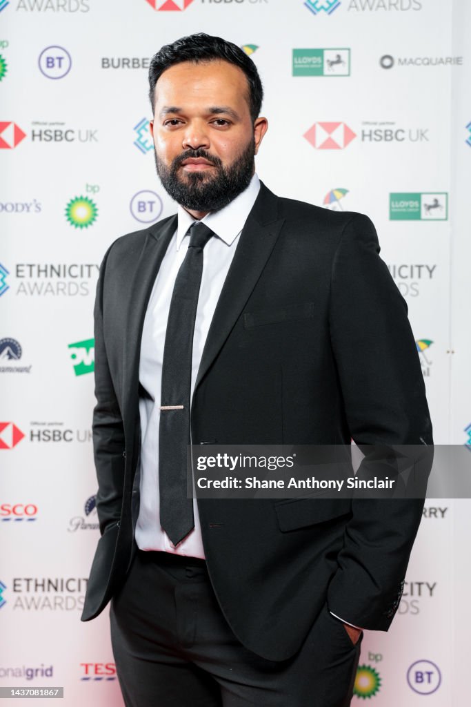 Azim Rafiq Azeem Rafiq attends The Ethnicity Awards 2022 at the Marriott... News ...