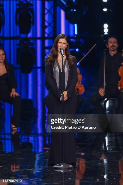 Elisa Toffoli during the 16th edition of X Factor 2022 at Repower Theatre on October 27, 2022 in Assago, Italy.