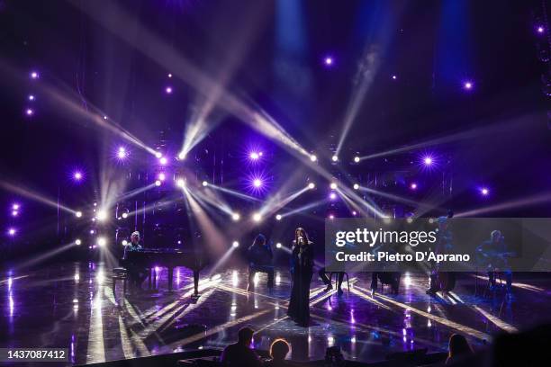 Elisa Toffoli during the 16th edition of X Factor 2022 at Repower Theatre on October 27, 2022 in Assago, Italy.