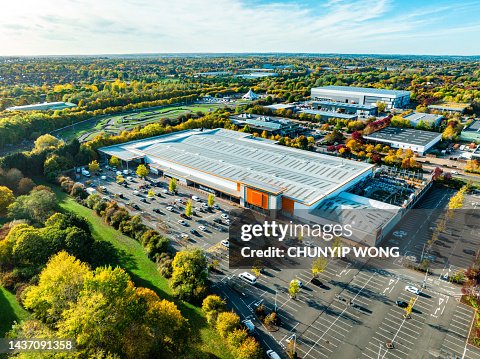 Drone footage of logistic center in UK Drone footage of logistic center in UK
