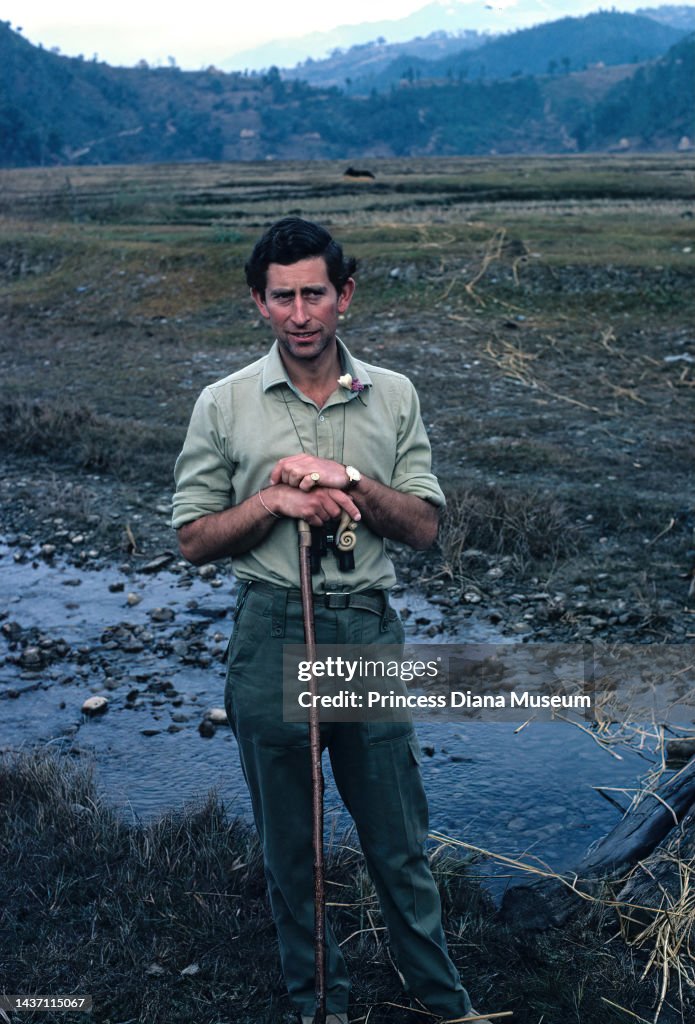 Prince Charles Hiking In The Himalayan Foothills