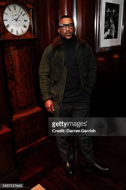 Ashley Walters attends the Ralph Lauren celebration of Polo Originals at the 1 New Bond Street flagship store on October 27, 2022 in London, England.
