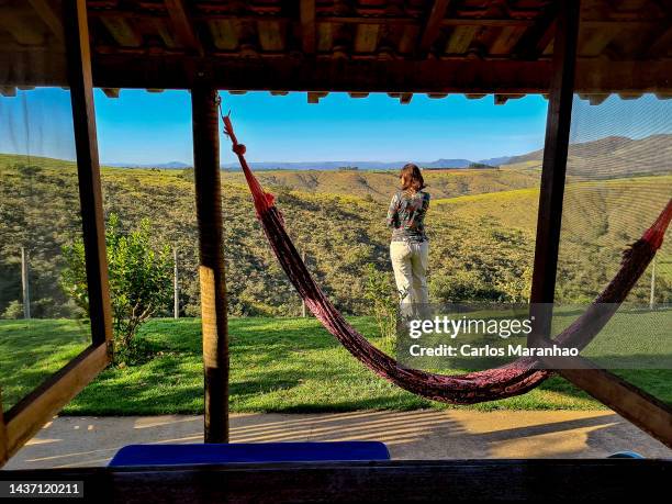 rural tourism in southeastern brazil - são roque de minas stock-fotos und bilder