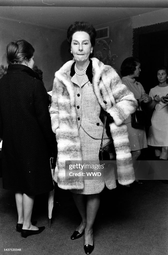 Valentino Fall 1968 Couture Show and Kips Bay Boys Club Benefit Sponsored by Lord & Taylor