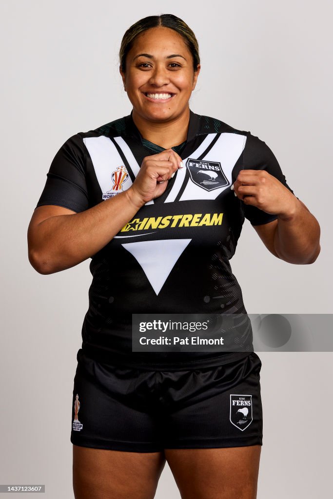 Terry Crystal Rugby Crystal Tamarua of New Zealand poses for a photo during the New ...