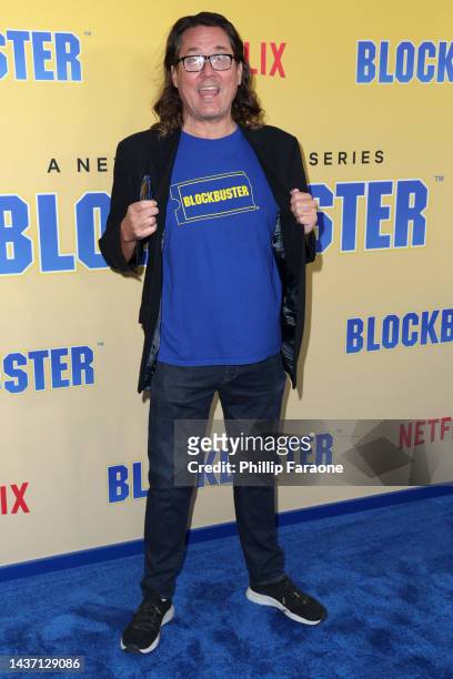 Doug Benson attends the premiere of Netflix's "Blockbuster" at Netflix Tudum Theater on October 27, 2022 in Los Angeles, California.
