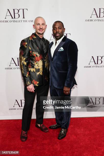 Pietro D'Oro and Prince Sanders attend the American Ballet Theatre Fall Gala at The David Koch Theatre at Lincoln Center on October 27, 2022 in New...