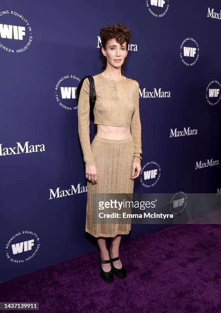 Miranda July attends the WIF Honors: Forging Forward Gala sponsored by Max Mara, ShivHans Pictures, Lexus and STARZ at The Beverly Hilton on October...