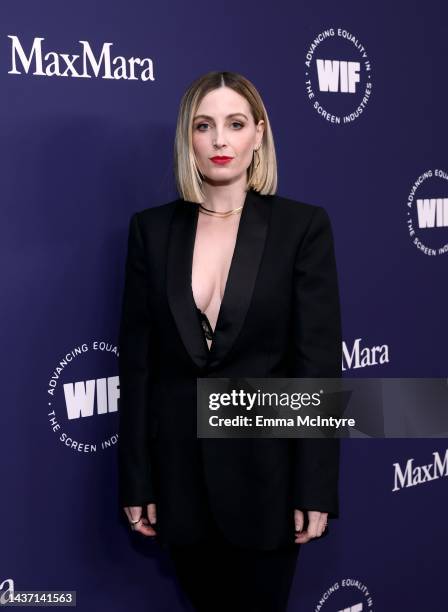 Jessica Knoll attends the WIF Honors: Forging Forward Gala sponsored by Max Mara, ShivHans Pictures, Lexus and STARZ at The Beverly Hilton on October...