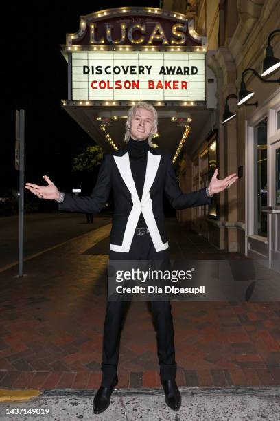 Colson Baker attends the Red Carpet And Gala Screenings Of "Devotion" And "Taurus" during The 25th SCAD Savannah Film Festival on October 27, 2022 in...