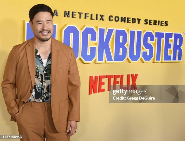 Randall Park attends the Premiere Of Netflix's "Blockbuster" at Netflix Tudum Theater on October 27, 2022 in Los Angeles, California.