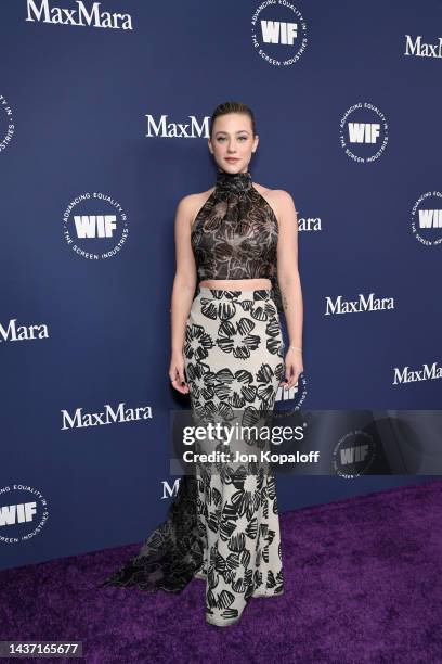 Face of the Future Honoree Lili Reinhart, wearing Max Mara, attends WIF Honors celebrating Women “Forging Ahead” in Entertainment, sponsored by Max...