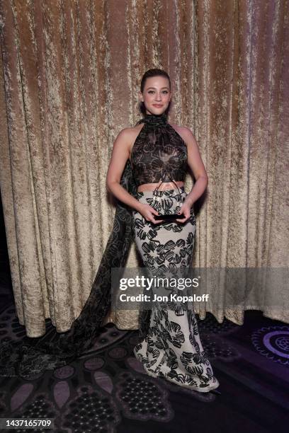 Face of the Future Honoree Lili Reinhart, wearing Max Mara, attends WIF Honors celebrating Women “Forging Ahead” in Entertainment, sponsored by Max...