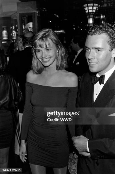 Natalie Von Walsum and Arthur Altschul Jr. Attend an event at the flagship Bloomingdale's store in New York City on September 14, 1988.