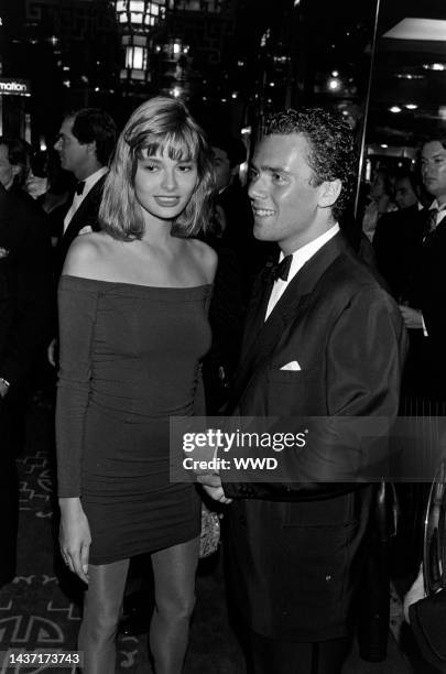 Natalie Von Walsum and Arthur Altschul Jr. Attend an event at the flagship Bloomingdale's store in New York City on September 14, 1988.