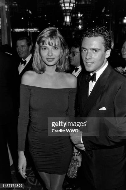 Natalie Von Walsum and Arthur Altschul Jr. Attend an event at the flagship Bloomingdale's store in New York City on September 14, 1988.