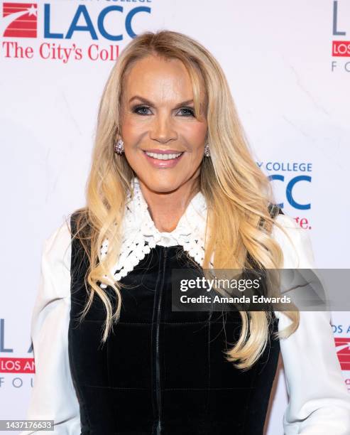 Joan Dangerfield attends the 2022 Los Angeles City College Foundation Gala at the Skirball Cultural Center on October 27, 2022 in Los Angeles,...