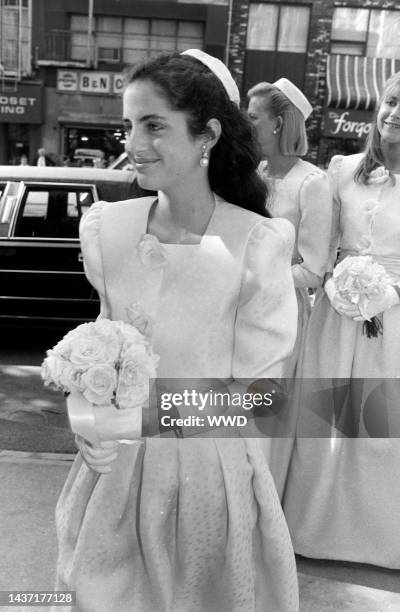 Carolina Adriana Herrera attends an event at St. Vincent Ferrer Roman Catholic Church in New York City on October 13, 1989.