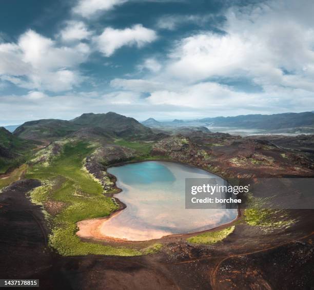 arnarvatn, iceland - mineral exploration stock pictures, royalty-free photos & images