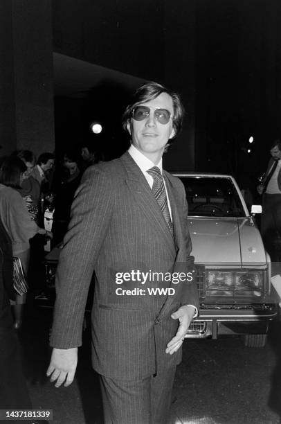 Maurizio Gucci attends the Gucci-designed Cadillac debut at the Olympic Towers in New York on November 11, 1978.