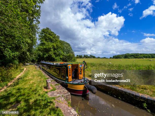 Grand Union Canal at Hatton Locks Warwickshire England UK (1437248083 ...