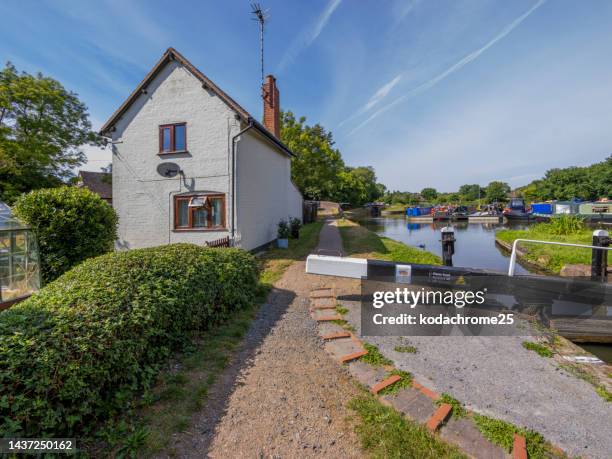 Grand Union Canal at Hatton Locks Warwickshire England UK (1437250162 ...